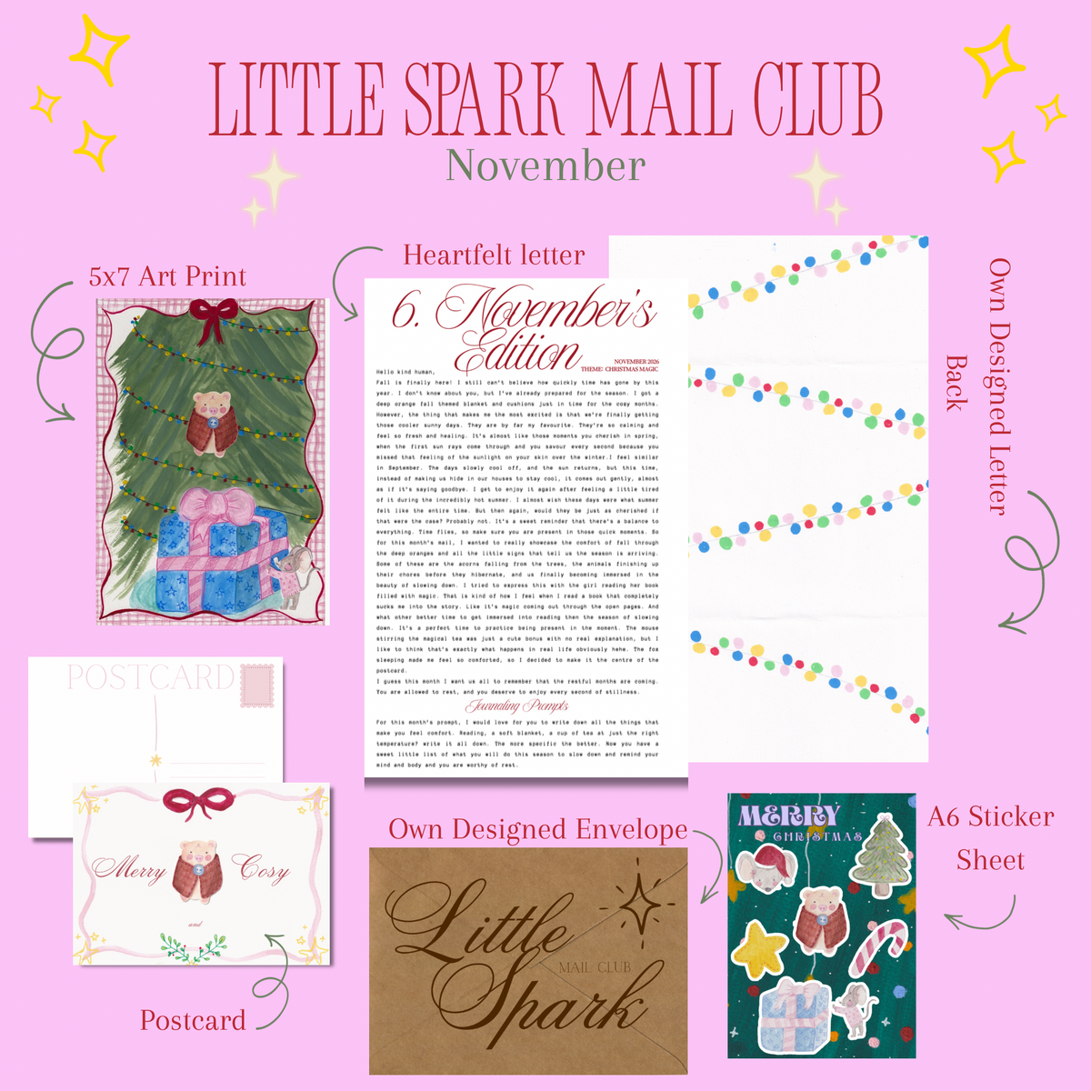 Little Spark Monthly Mail Club ✨